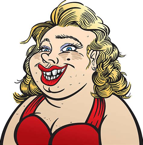 fat ugly woman cartoon illustrations royalty free vector graphics