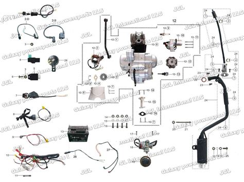 easy cc atv wiring diagrams easy wiring bike engine pit bike engineering