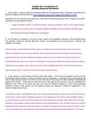 reading response wk docx english  composition ii reading