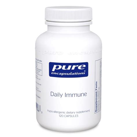 pure encapsulations daily immune  capsules ageless remedies  roswell