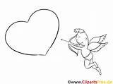 Cupido Bogen Drucken Ausmalen Herz Malvorlagen Valentinstag Malvorlage Malvorlagenkostenlos sketch template