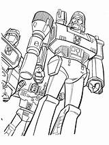 Coloring Transformers Pages Printable Popular sketch template
