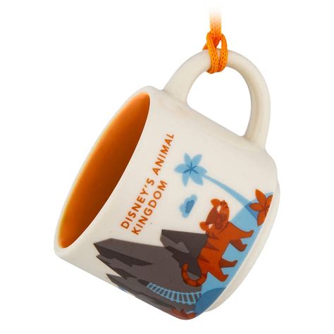 disneys animal kingdom starbucks    mug ornament   buy  disney starbucks