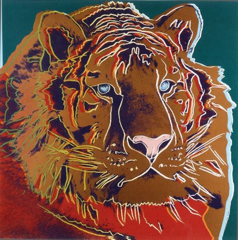 Andy Warhol From The Serie Endangered Species Tiger