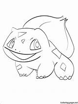 Bulbasaur Coloring Pages Pokemon Para Color Colorear Getdrawings Printable Getcolorings Library Clipart Comments Rysunek sketch template