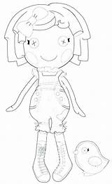 Lalaloopsy Coloring Pages Baby Getcolorings sketch template