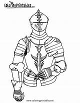 Cavaleiros Colorir Desenhos Medievais sketch template