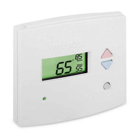 venstar  commercial platinum slimline light activated thermostat vst digital