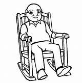 Colorir Sentado Rocking Grandparents Imprimir Idoso Sillas Nene Anciano Cadeira Precisamos Poxa Nos Vovô Idosos Vovo Tati Bernardi Playa sketch template