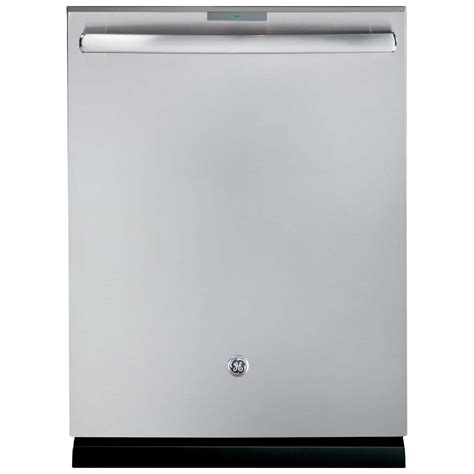 ge profile series pdtssfss  built  dishwasher  stainless steel interior stainless steel