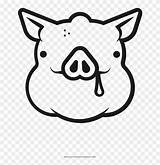 Pig Coloring Derp Pngfind sketch template