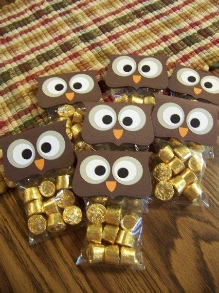 owl treat bags teacher gifts crafts halloween treats