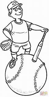 Softball Coloring Pages Printable Player Softbol Para Drawing Clipart Color Imagenes Clip Field Library Comments Getcolorings Dibujar Getdrawings Exciting sketch template