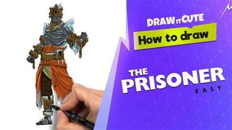 draw  prisoner fortnite season  drawing tutorial youtube