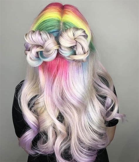 springs  hairstyle trend   colourful unicorn hair daniel swanick