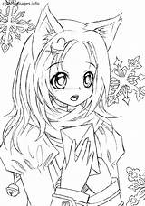 Coloring Pages Anime Teenagers Girl Teenage Printable Color Getcolorings Tween sketch template