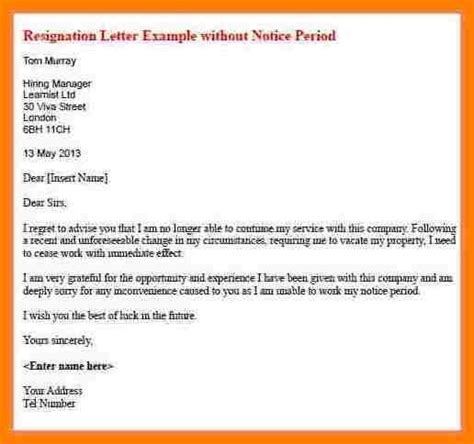 resignation letter  notice elegant  formal resignation letter