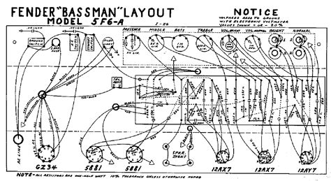 fender bassman fa layout service manual   schematics eeprom repair info