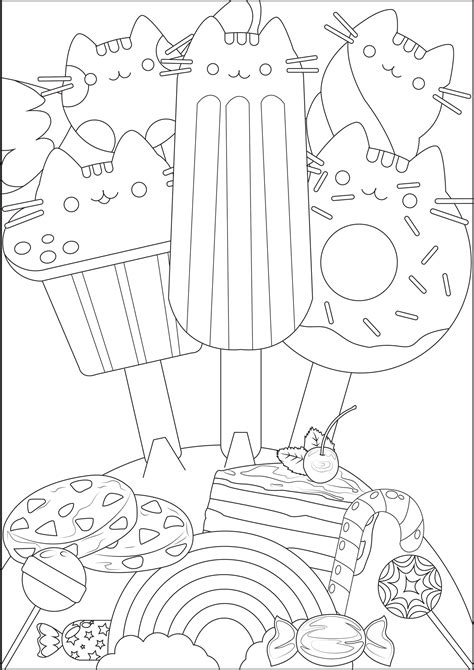 coloring pages unicorn ice cream lets coloring  world