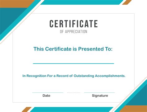 sample format  certificate  appreciation template howtowiki