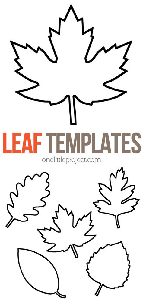 leaf template fall leaf template leaves template  printable