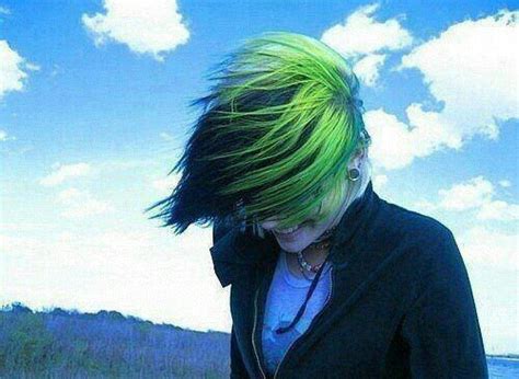 green and black hair image 2158939 by lady d on