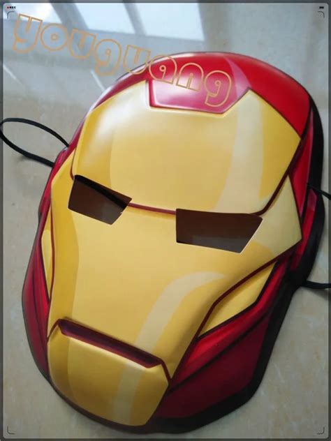 cartoon hero iron man mask children toys design  party face mask
