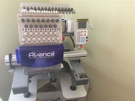avance  compact single head  needle commercial embroidery machine