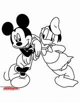 Mickey Mouse Coloring Pages Friends Disney Drawing Baby Donald Minnie Duck Original Book Goofy Printable Disneyclips Getdrawings Color Daisy Gangsta sketch template