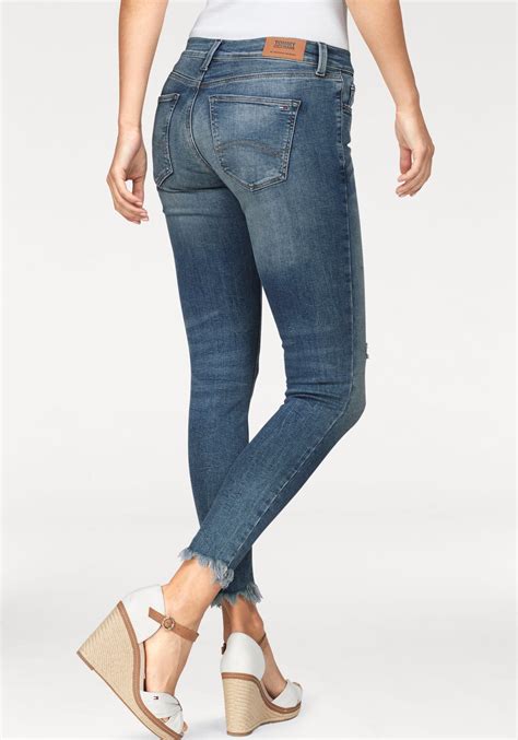 tommy jeans jeans mid rise skinny nora  tmblst  kaufen otto