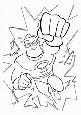 Incredibles Coloring Pages Coloringpages1001 sketch template