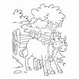 Bullock Coloring Pages Cart Bull Matador Drawing Toddler Cute Mining Getcolorings Getdrawings Designlooter sketch template