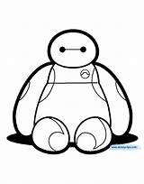 Coloring Baymax Pages Popular Big sketch template