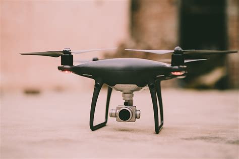 black drone  stock photo