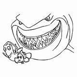 Nemo Finding Coloring Pages Bruce Dory Crush Shark Colour Cute Pdf Getdrawings Printable Color Getcolorings Printables Fish Print Ones Little sketch template