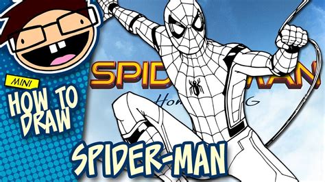 draw spider man spider man homecoming narrated easy step
