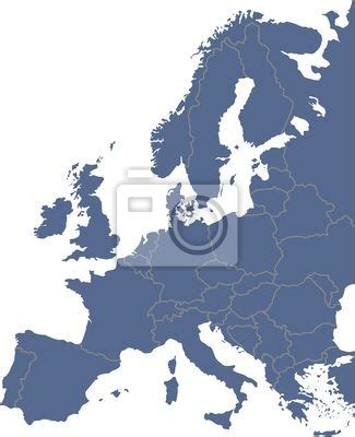 mapa europy wall stickers baltic sea continent map myloviewcom
