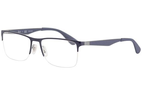 ray ban men s eyeglasses rb6335 rb 6335 rayban half rim optical frame