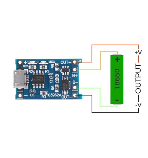 lithium battery charge module integrated protection