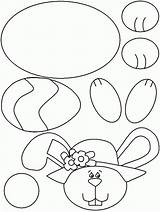 Easter Crafts Templates Bunny Kids Craft Template Egg Cut Drawing Ostern Vorlagen Zum Activities Bastelvorlagen Coloring Basteln Ausdrucken Print Easy sketch template