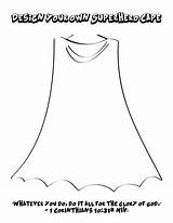 Superhero Capes Cape Coloring Own Pages Shield Kids Super Hero Template Preschool Colouring Activity Activities Childrens Crafts Church Ministry School sketch template