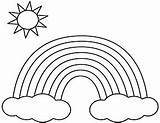 Regenbogen Ausmalbild Gut Alles Wird Ausdrucken Malvorlagen Himmel Kindergartens Mandalas sketch template