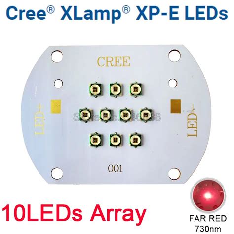 cree xlamp xpe xp    red nm plant grow led light diode emitter light led multi chip