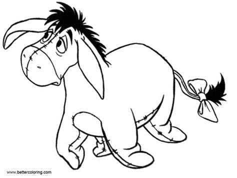 eeyore coloring pages  art  printable coloring pages