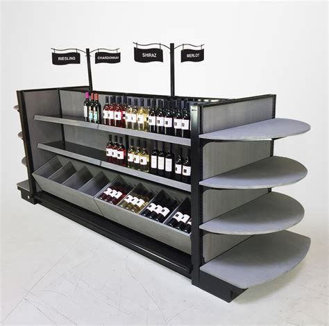 liquor store display shelving commercial wine rack kit