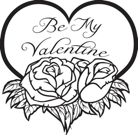 valentine coloring page valentines day coloring page printable