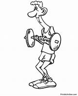 Skinny Man Guy Coloring Drawing Bicep Fitness Curl Gif Getdrawings sketch template