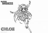 Glitter Coloring Force Pages Chloe Precure Printable Kids sketch template