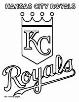 Coloring Pages Kansas City Chiefs Royals Kc Baseball Tampa Bay Mariners Logo Color Printable Rays Dodgers Antonio Spurs San Buccaneers sketch template