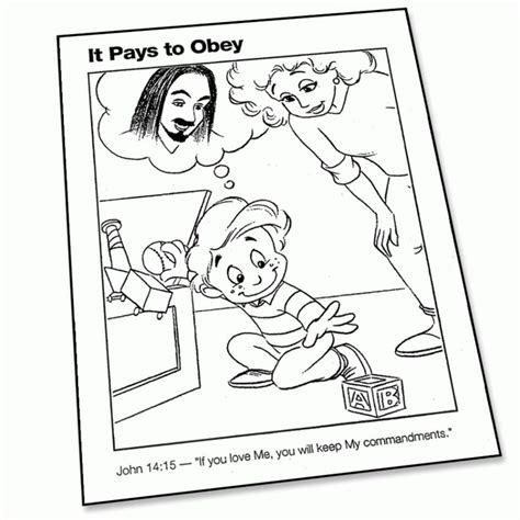 ten commandments coloring pages  toddlers